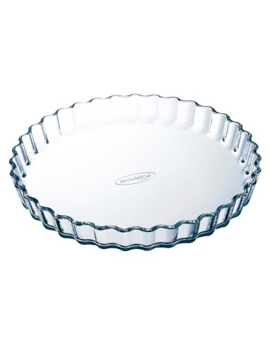 FUENTE 3L 28X28X4CM VIDRIO MOLDE TARTA