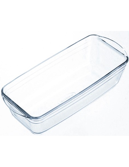 FUENTE  29x12x8CM 1.5L VIDRIO MOLDE RECTANGULAR HONDO