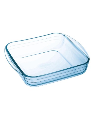 FUENTE 1L 20x17x6CM VIDRIO CUADRADA