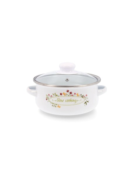 CACEROLA 18 CM ACERO ESMALTADO MEMORY