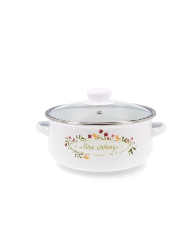 CACEROLA 20 CM ACERO ESMALTADO MEMORY