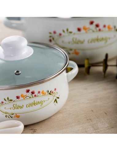 CACEROLA 20 CM ACERO ESMALTADO MEMORY