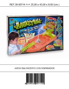 JUEGO BALONCESTO CON DISPARADOR