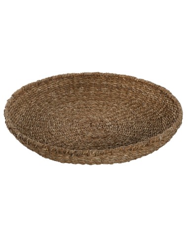 CENTRO MESA SEAGRASS METAL 55X55X8 NATURAL