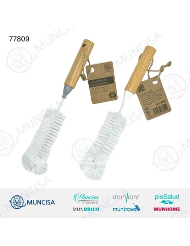 CEPILLO LIMPIABIBERON MANGO BAMBÚ