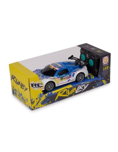 COCHE CARRERAS 1:22 RC/4 CANALES LUZ