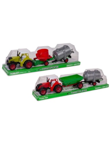 TRACTOR 2 REMOLQUES  FRICCION BURBUJA