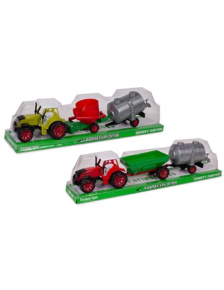 TRACTOR 2 REMOLQUES  FRICCION BURBUJA