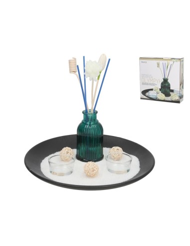 PORTAVELAS DIFUSOR OLOR OLYMPYH 24X24X24CM