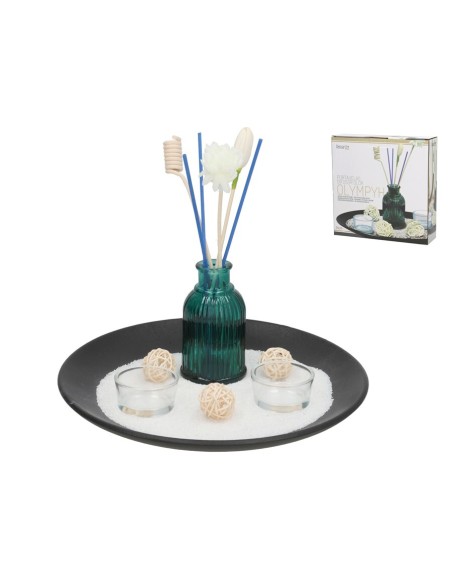 PORTAVELAS DIFUSOR OLOR OLYMPYH 24X24X24CM