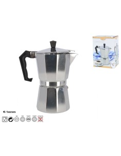 CAFETERA ALUMINIO 6 TAZAS 300ML