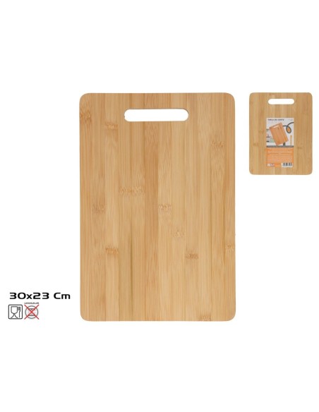 TABLA DE CORTE DE BAMBU 30X23X0,9 CM