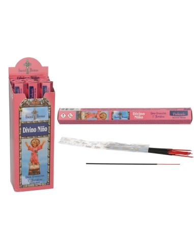 INCIENSO 24G 20 STICKS SACRED AROMA NIÑO DIVINO