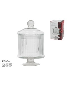 BOMBONERA CRIS RAYADA 23 CM