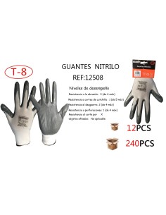 GUENTES POLIESTER NITRILO T-8