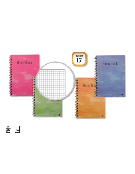 GOLDEN CUADERNO T.N. 16º.80 H. NATURAL CUAD