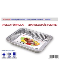 BANDEJA ALUMINIO XXL 39,8X33,5X5CM