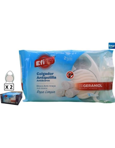 ANTIPOLILLA ROPA LIMPIA COLGADOR 2 UNIDADES