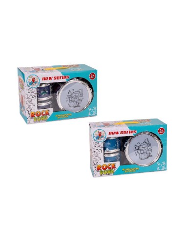 BATERIA AZUL MEDIANA CAJA