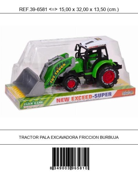 TRACTOR PALA EXCAVADORA FRICCION BURBUJA