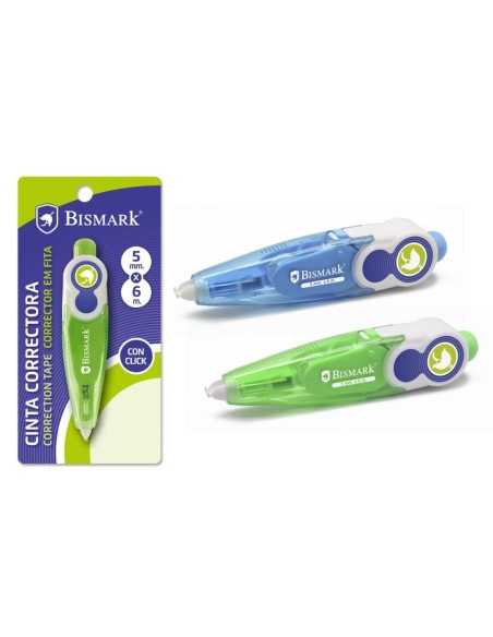 CINTA CORRECTORA BISMARK CLICK CLICK 5 MM X 6 M