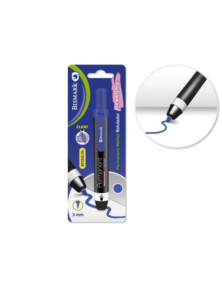 ROTULADOR PERMANENTE RETRACT TIP AZUL