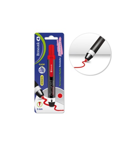 ROTULADOR PERMANENTE RETRACT TIP ROJO