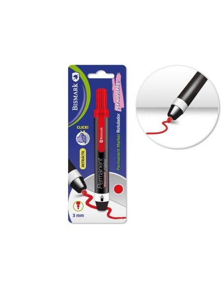 ROTULADOR PERMANENTE RETRACT TIP ROJO