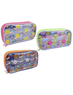 PORTATODO TRANSPARENTE 2 CREMALLERAS