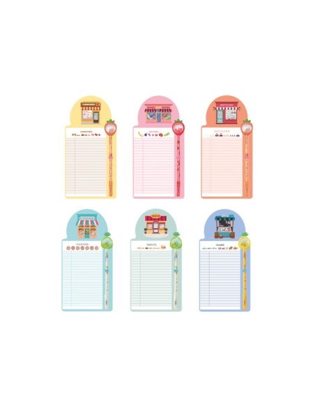 LIBRETA IMANTADA LISTA DE LA COMPRA C/ BOLIGRAFO