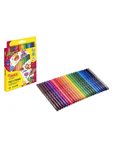 ROTULADORES 24 UND COLORES JOVI