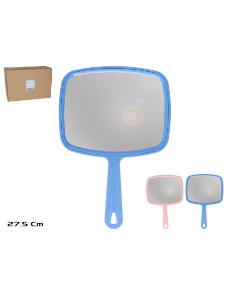 ESPEJO DE MANO 19X27,5 CM 2 SURT