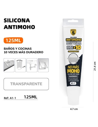 ANTIMOHO SILICONA  TRANSPARENTE 125ML