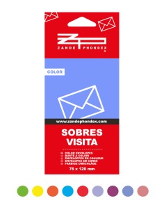 SOBRES 10UND 76X120CM COLORES