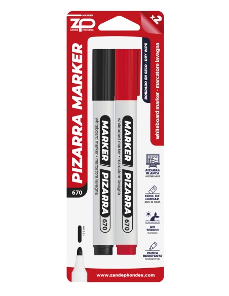 ROTULADORES PIZARRA GRANDE 2 UDS