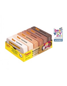 PLASTILINA 6UND 50G -MULTICULTURAL COLORS