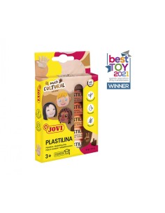 PLASTILINA 6 BARRAS 15G MULTICULTURAL COLORS