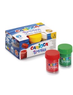 TEMPERA VASITOS 6UND 25ML SURTIDO
