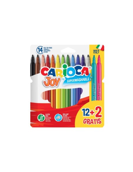 ROTULADORES 12+2UND JOY SUPERWASHABLE CARIOCA