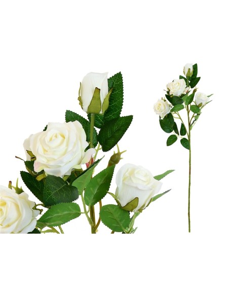 VARA ROSAS X 5 -66CM (BLANCO)