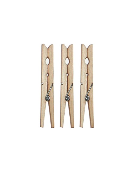 PINZA DE MADERA GIGANTE DINGO 12 UNI.