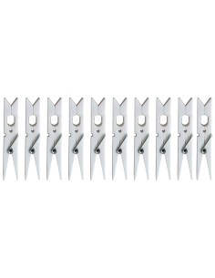 PINZA PLASTICO GIGANTE JUMBO BLANCA 10 UNID. PAMEX