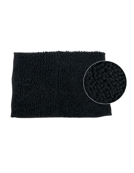 ALFOMBRA DE MICROFIBRA NEGRA PAMEX