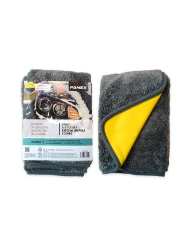 PAÑO MICROFIBRA ESPECIAL LIMPIEZA COCHES 45X40CM