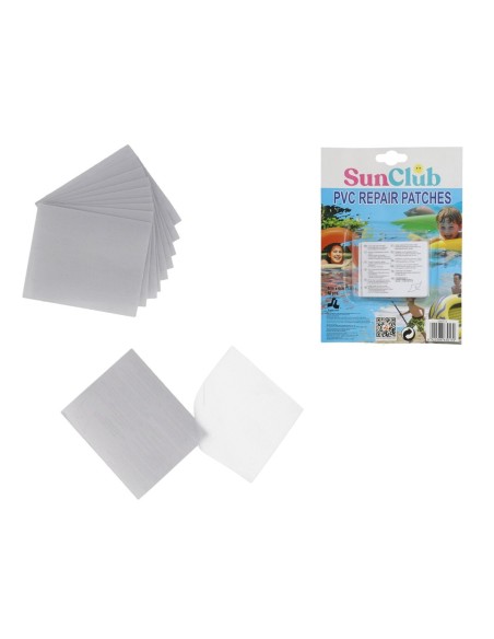 KIT DE PARCHES PVC PARA PISCINA 30CM 10P