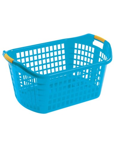 CESTO 61X43X30.5CM ROPA AZUL