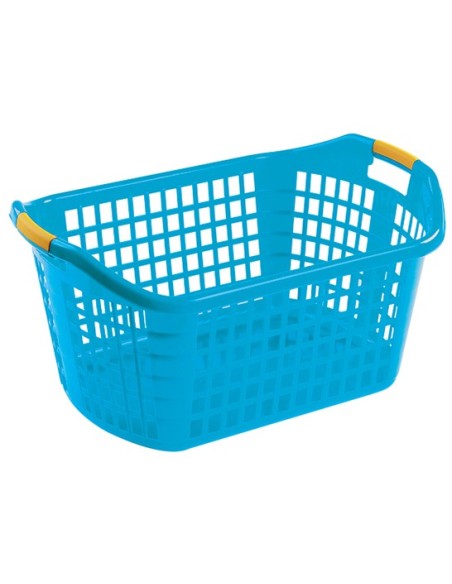 CESTO 61X43X30.5CM ROPA AZUL