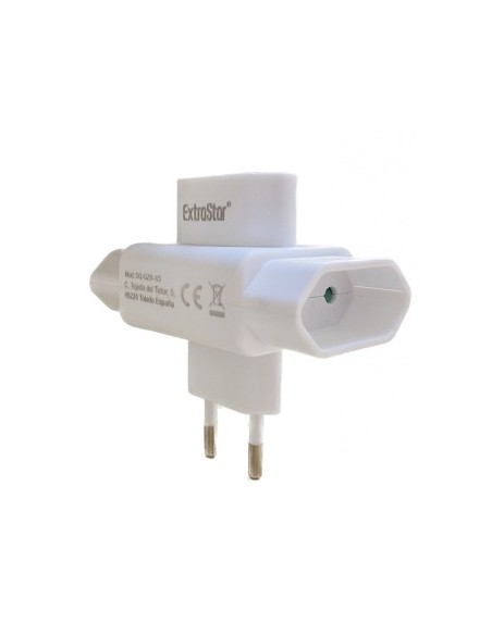 ADAPTADOR PLANO TRES TOMAS 3X10A 250V MAX.2300W