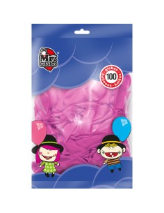 BOLSA 100 GLOBOS ROSAS