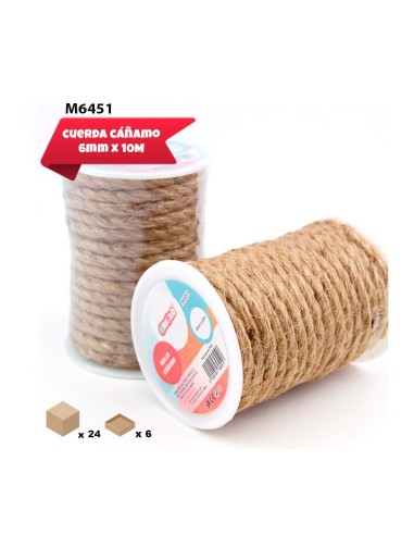 ROLLO CAÑAMO 6MM. X 10M.